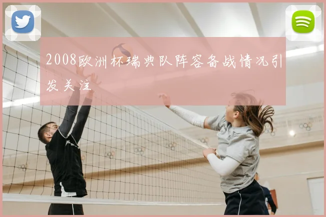 2008欧洲杯瑞典队阵容备战情况引发关注